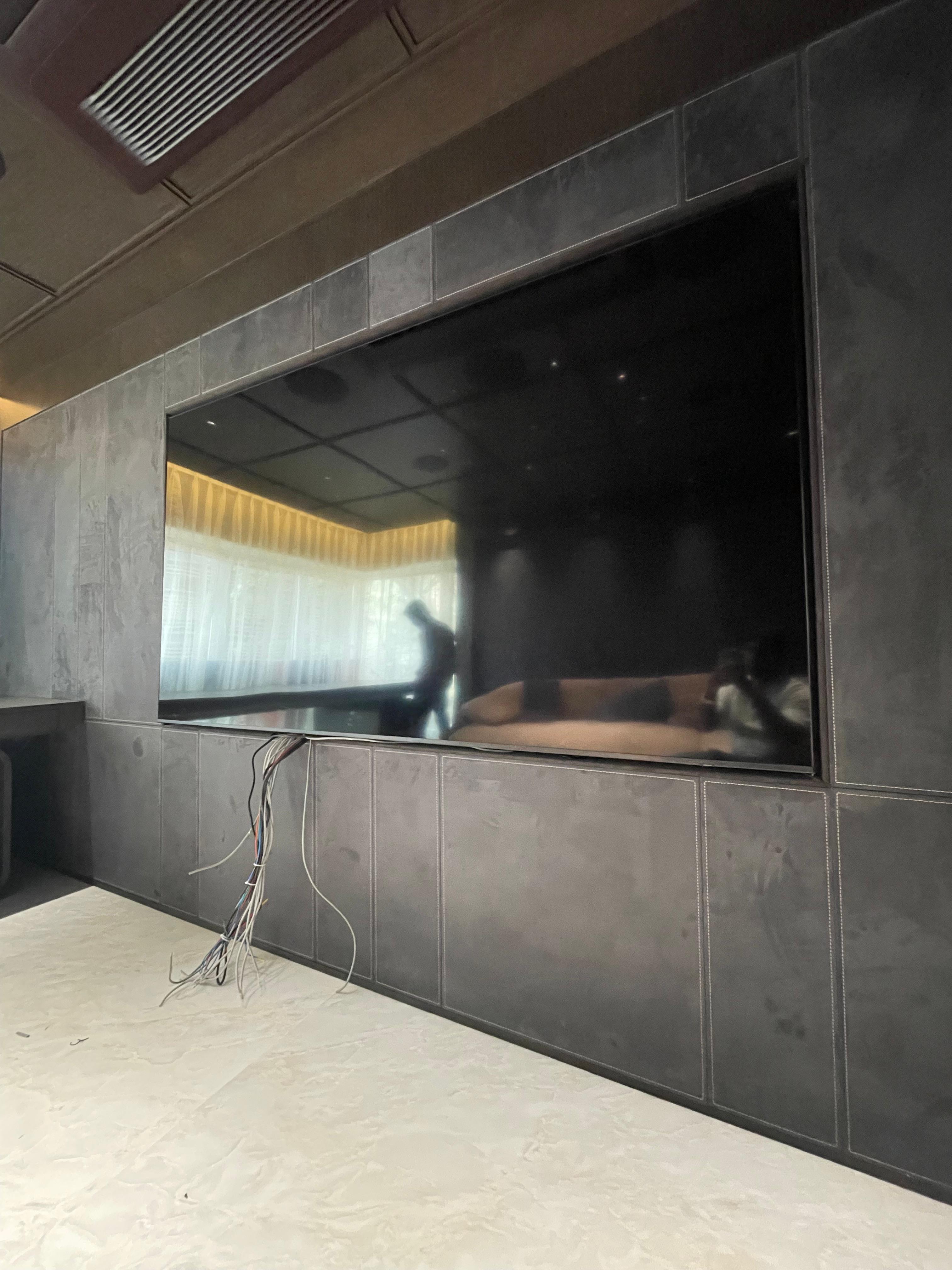 Concealed TV Console Cabling